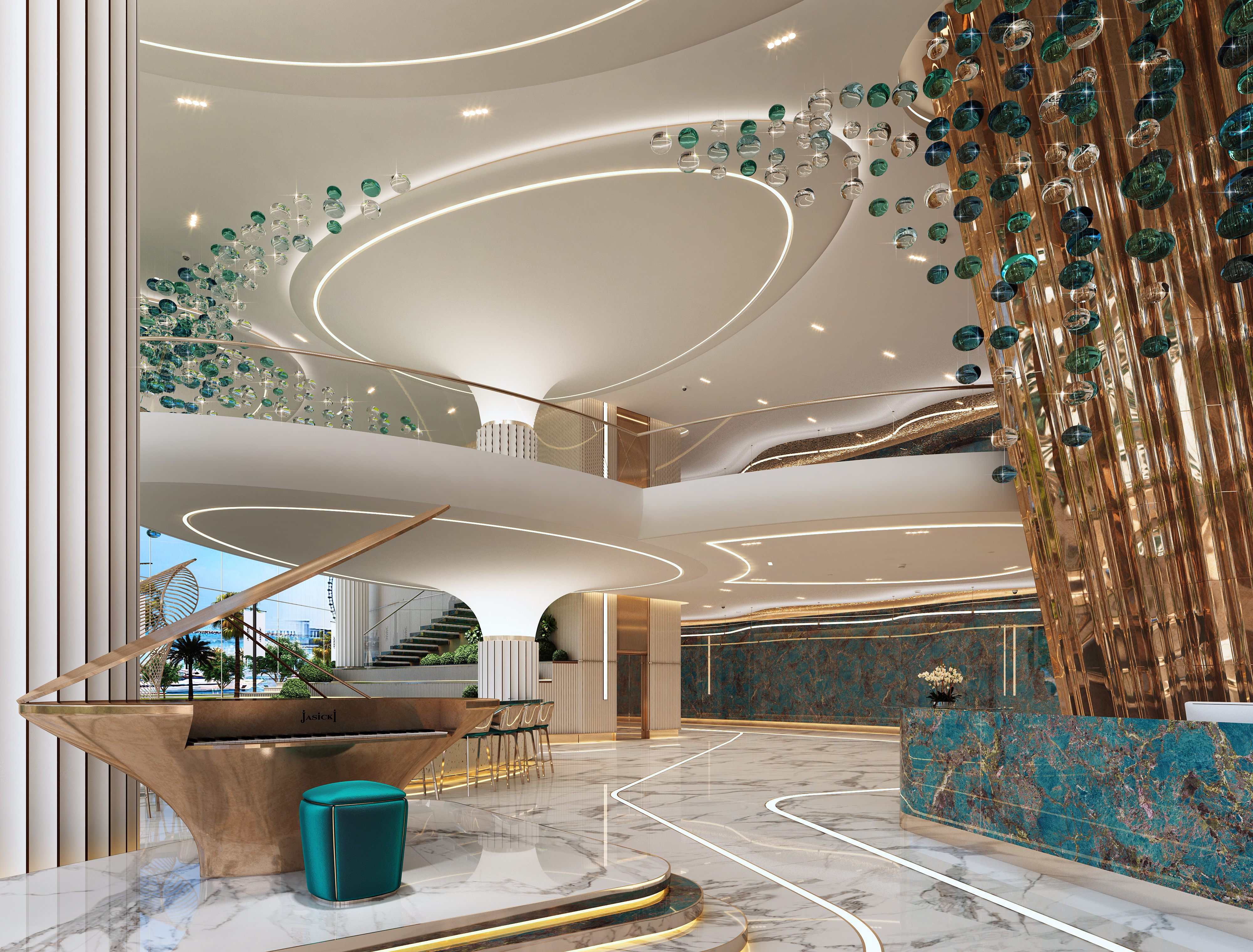Damac Bay lobby 1