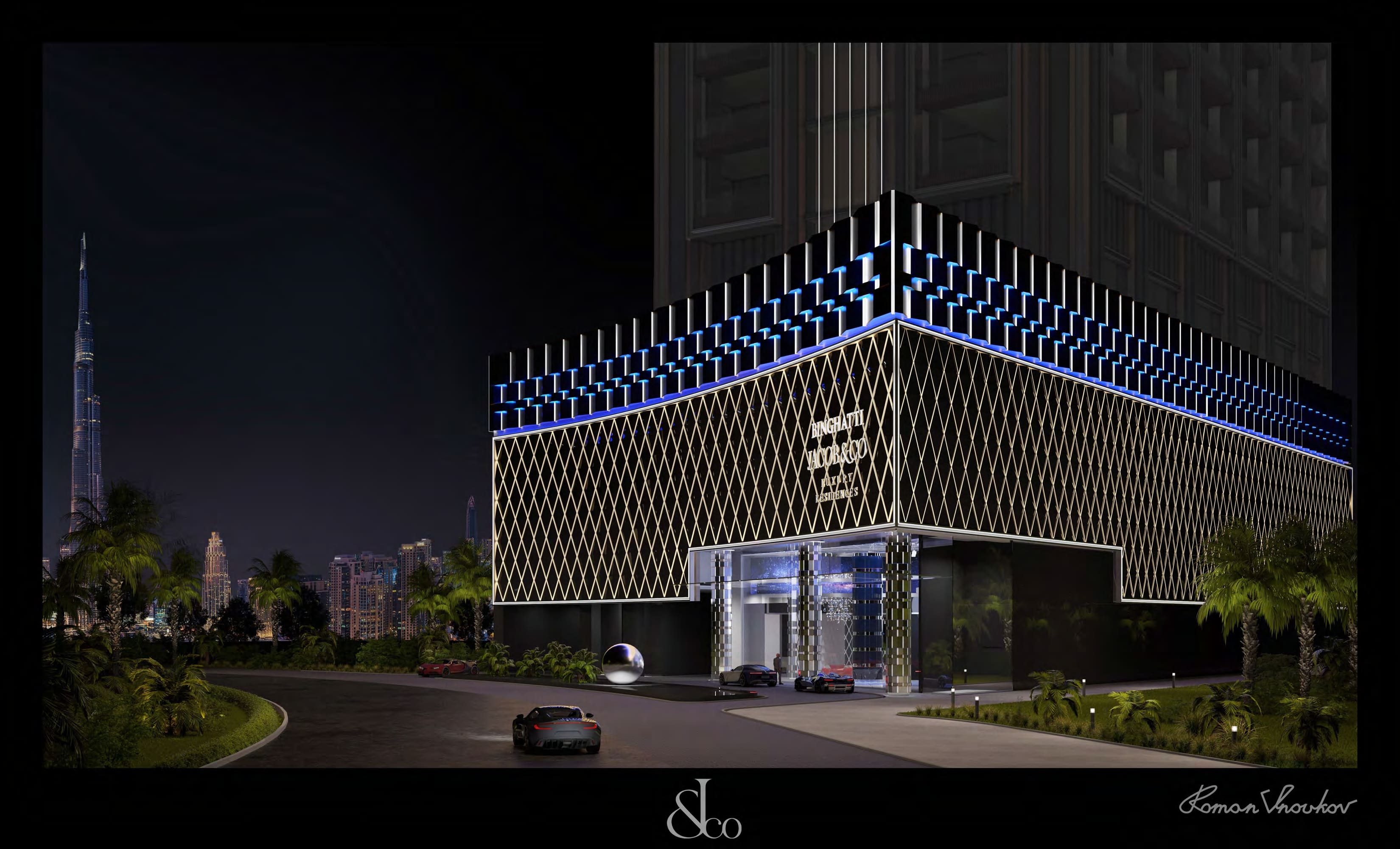 Burj Binghatti Jacob and Co Residences architecture 9