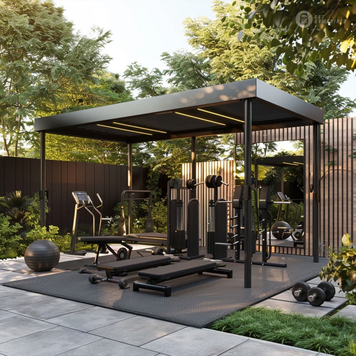 Relaxation Garden and Outdoor Gym Area amenity image