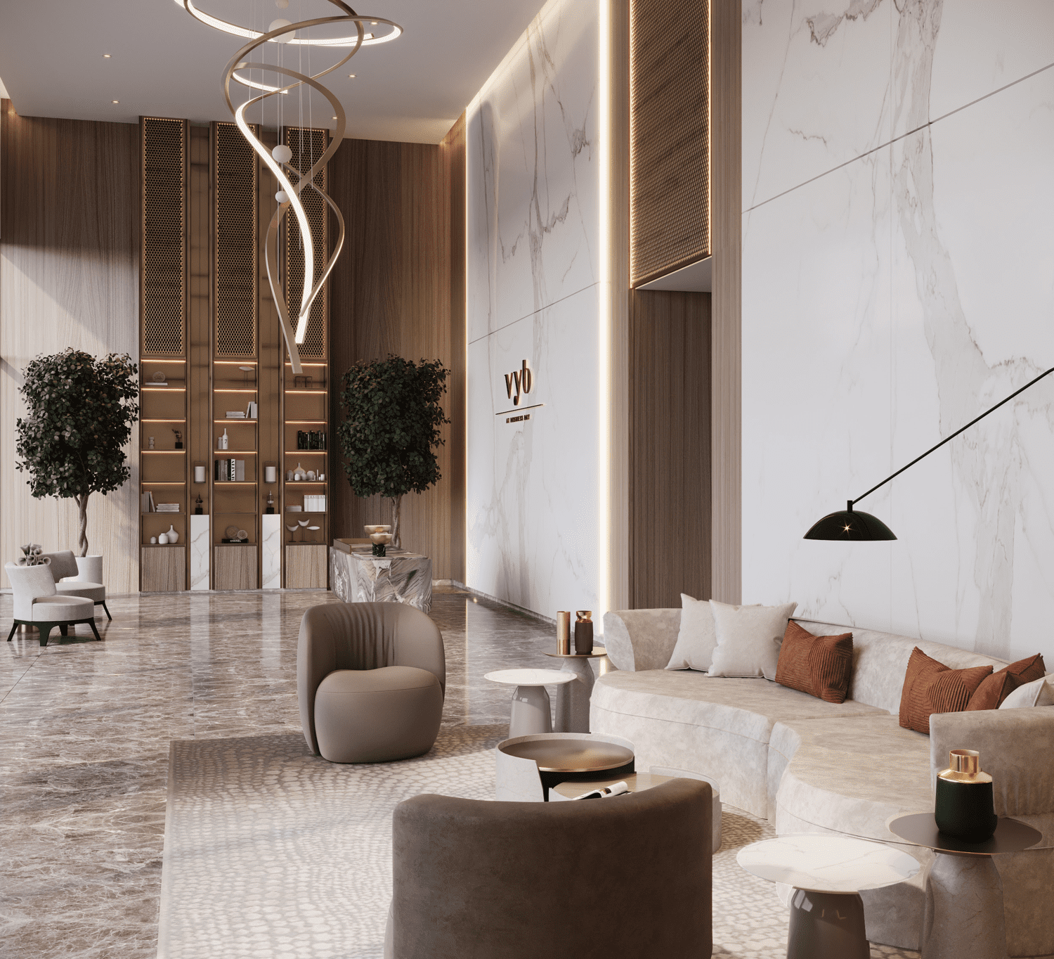 Vyb at Business Bay lobby 1