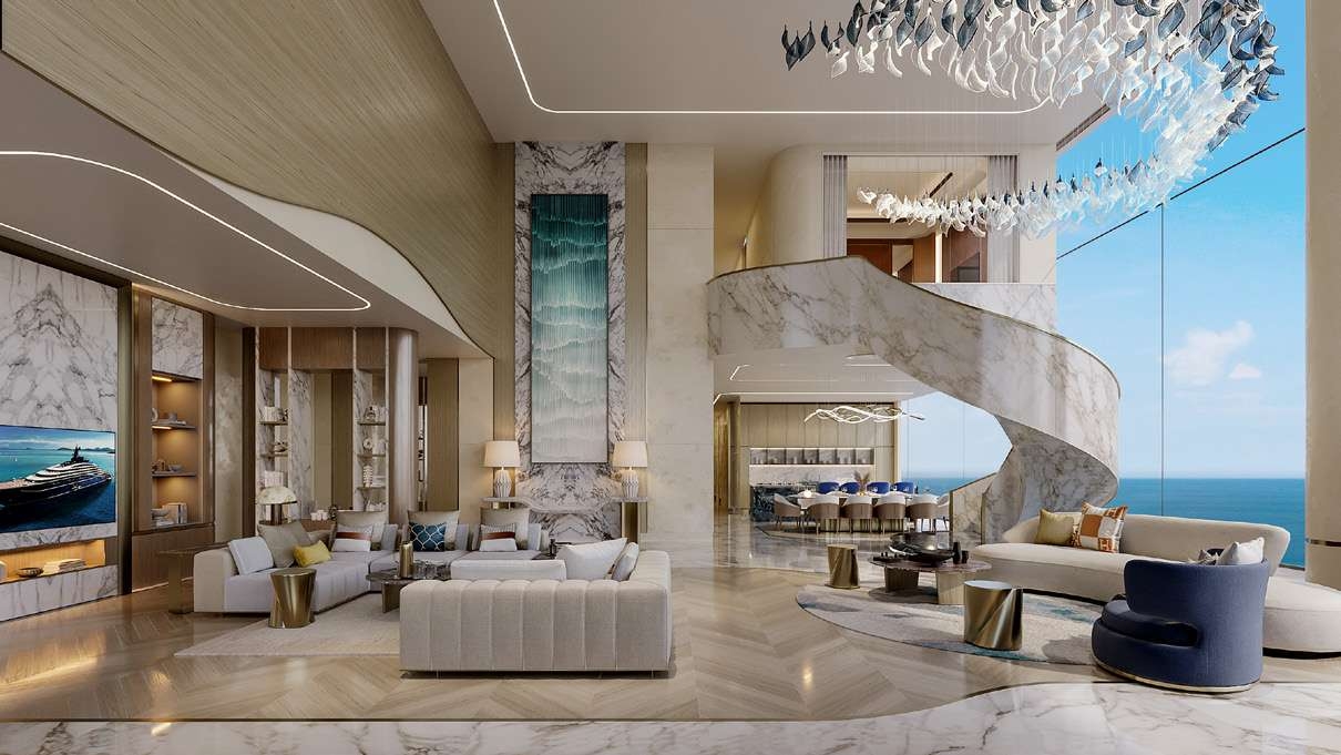 One Crescent Palm interior 4