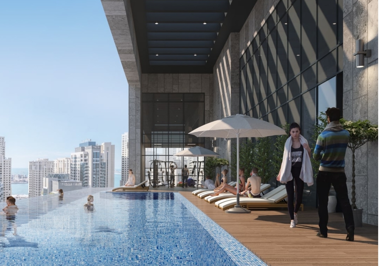 Rooftop Infinity Pool amenity image