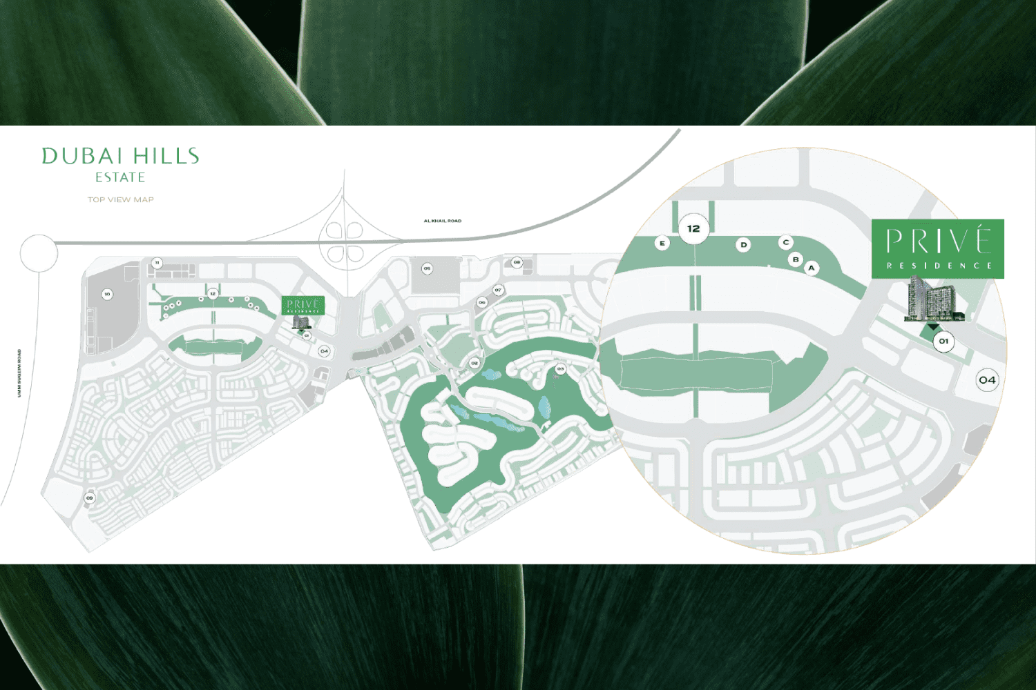 Privé Residence master plan 1