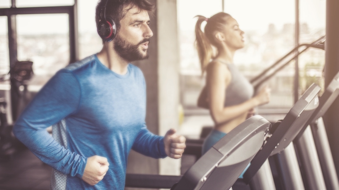 A fully-equipped gym amenity image