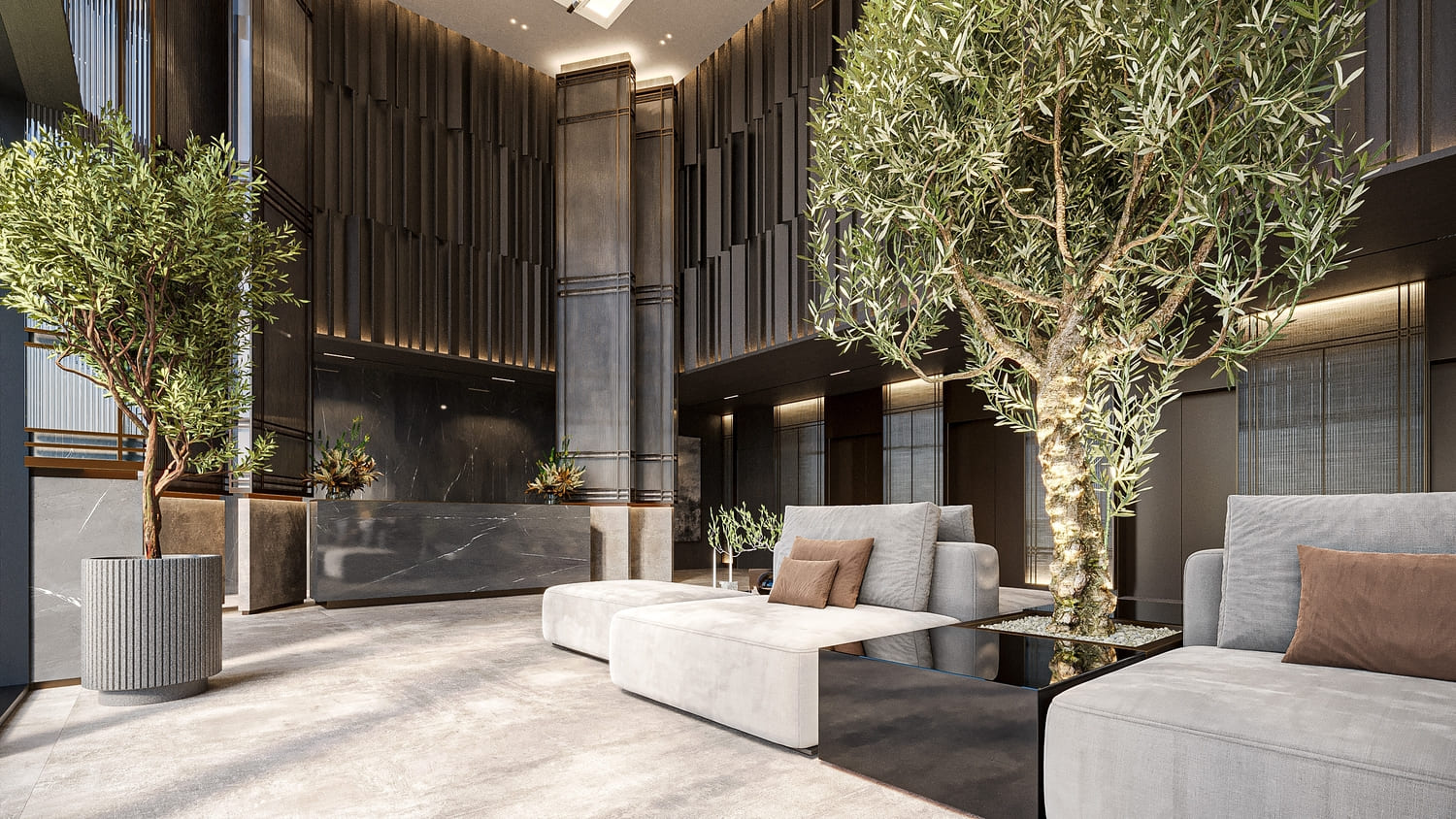 One Park Central lobby 1