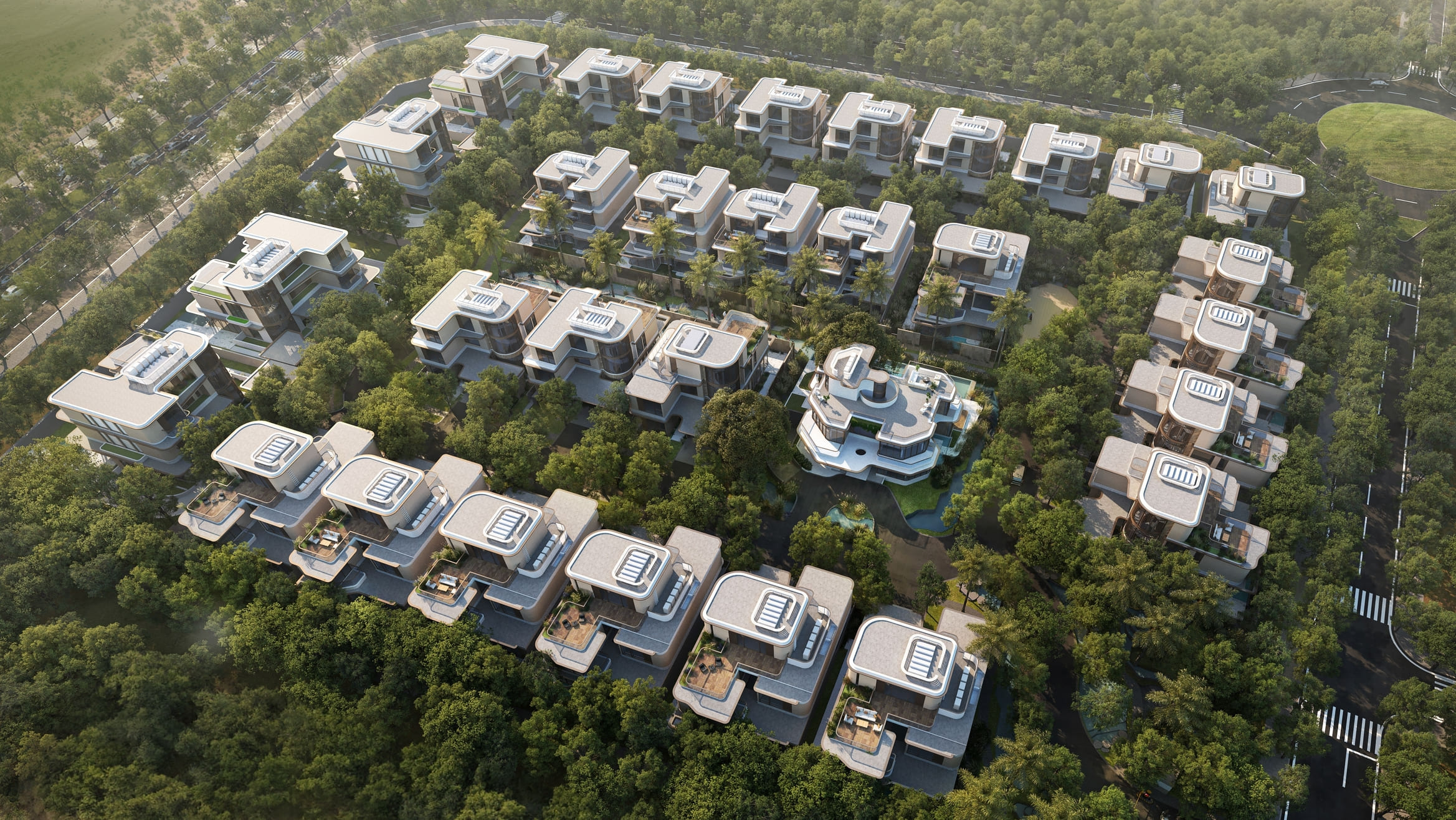 Wadi Villas master plan 1