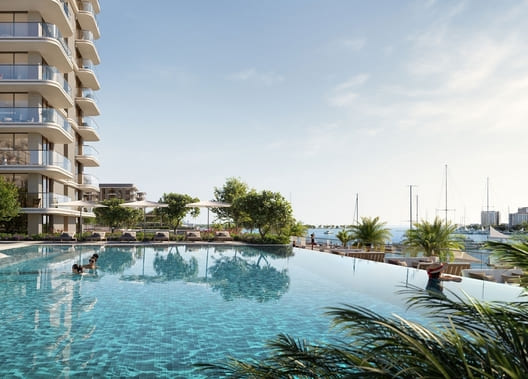 Infinity Pool with Panoramic Marina Views amenity image