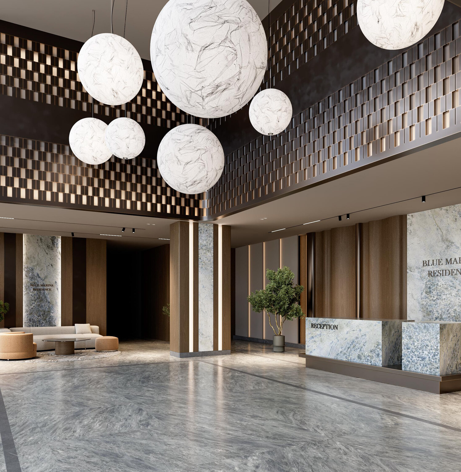 Blue Marina Residence lobby 1