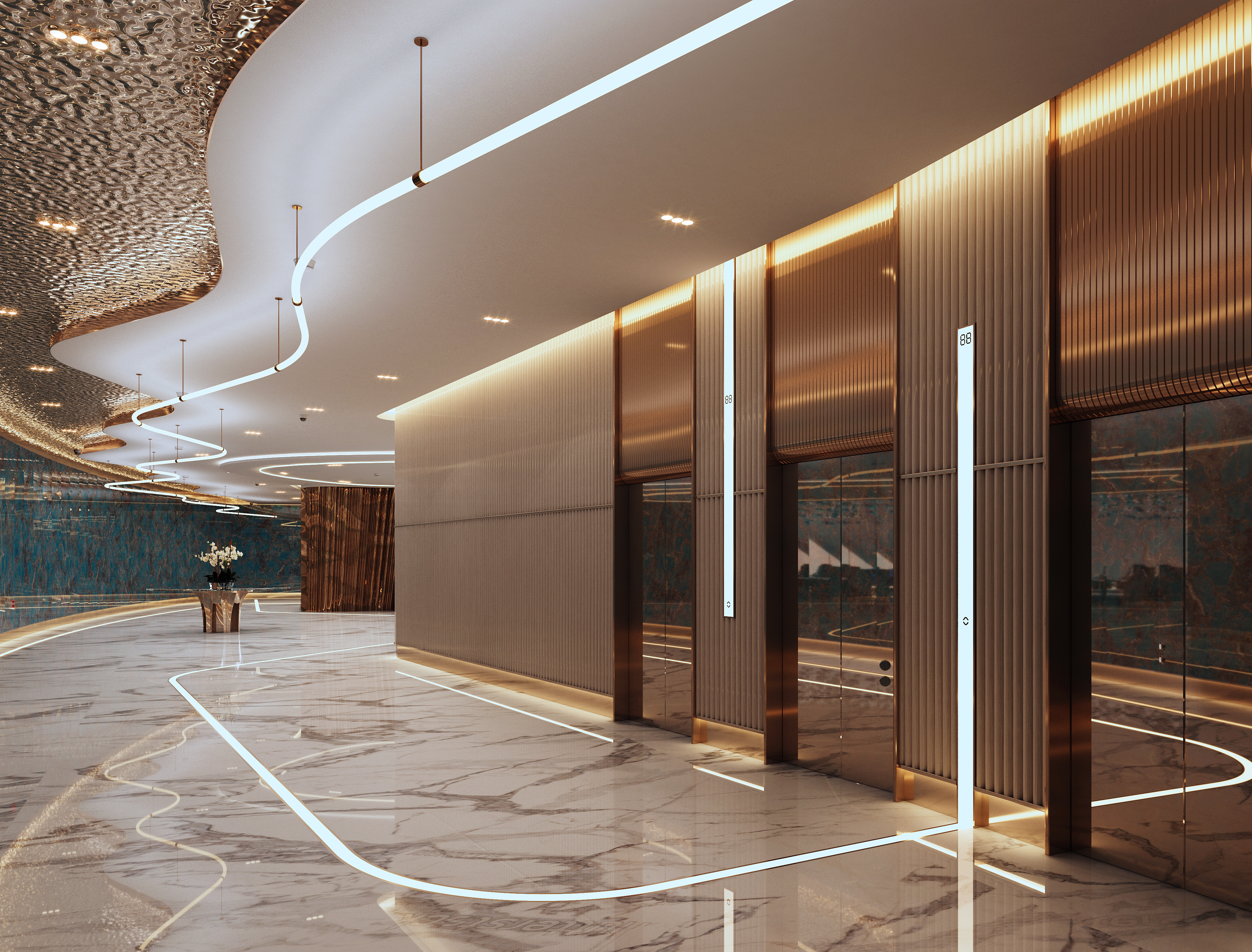 Damac Bay lobby 3