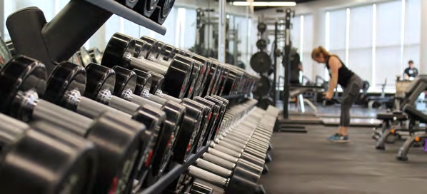 Fully-equipped gym & changing room amenity image