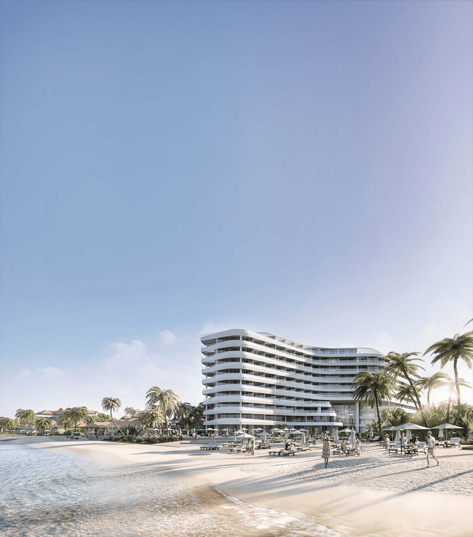 Access to a private beach amenity image