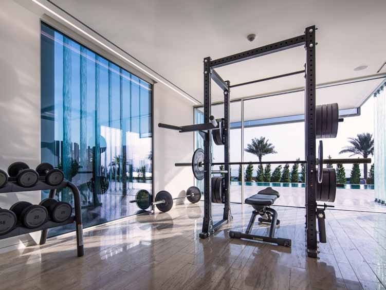 Fully equipped gym amenity image