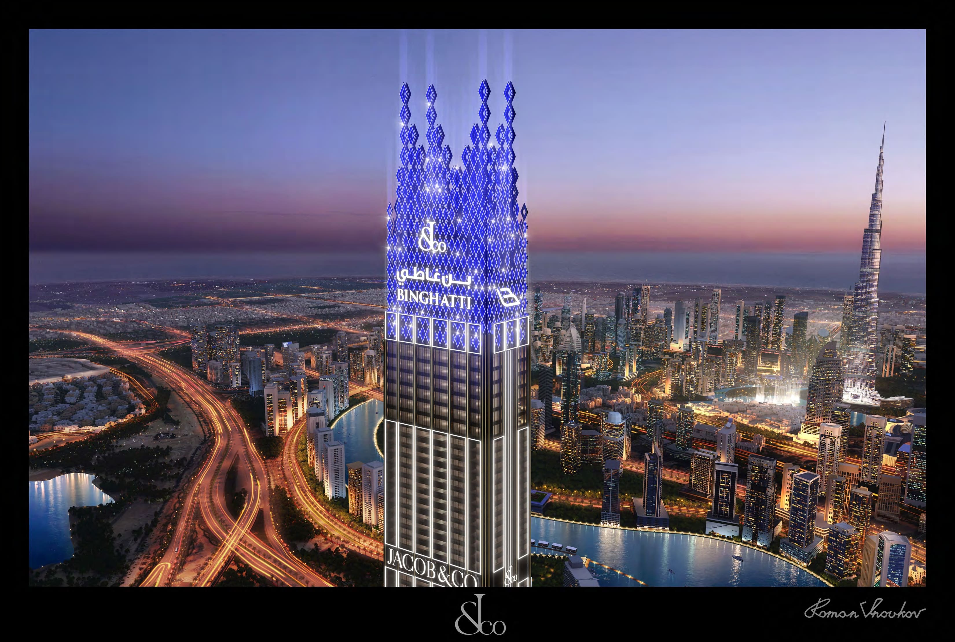 Burj Binghatti Jacob and Co Residences architecture 10