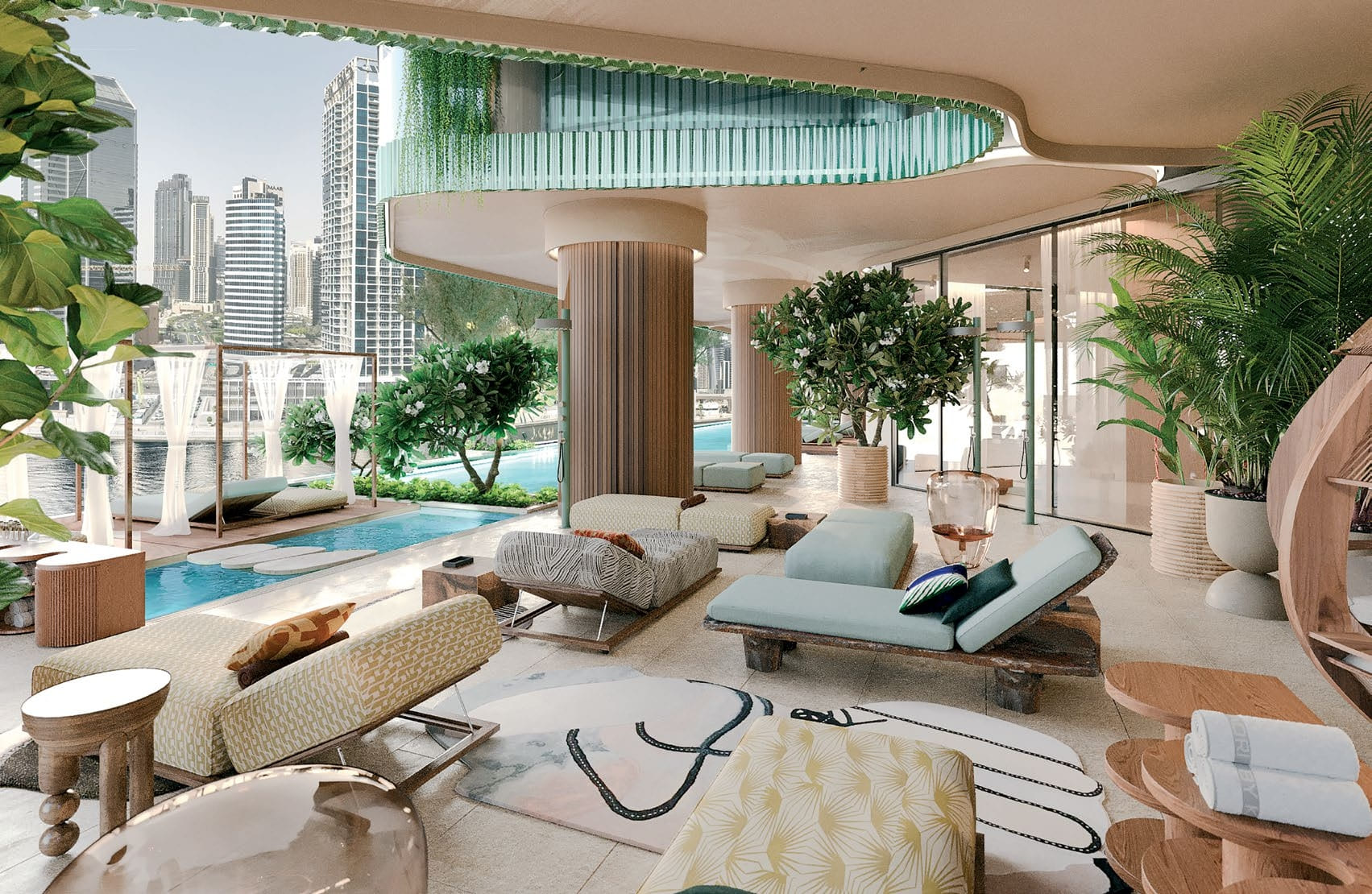 Sunbathing areas amenity image