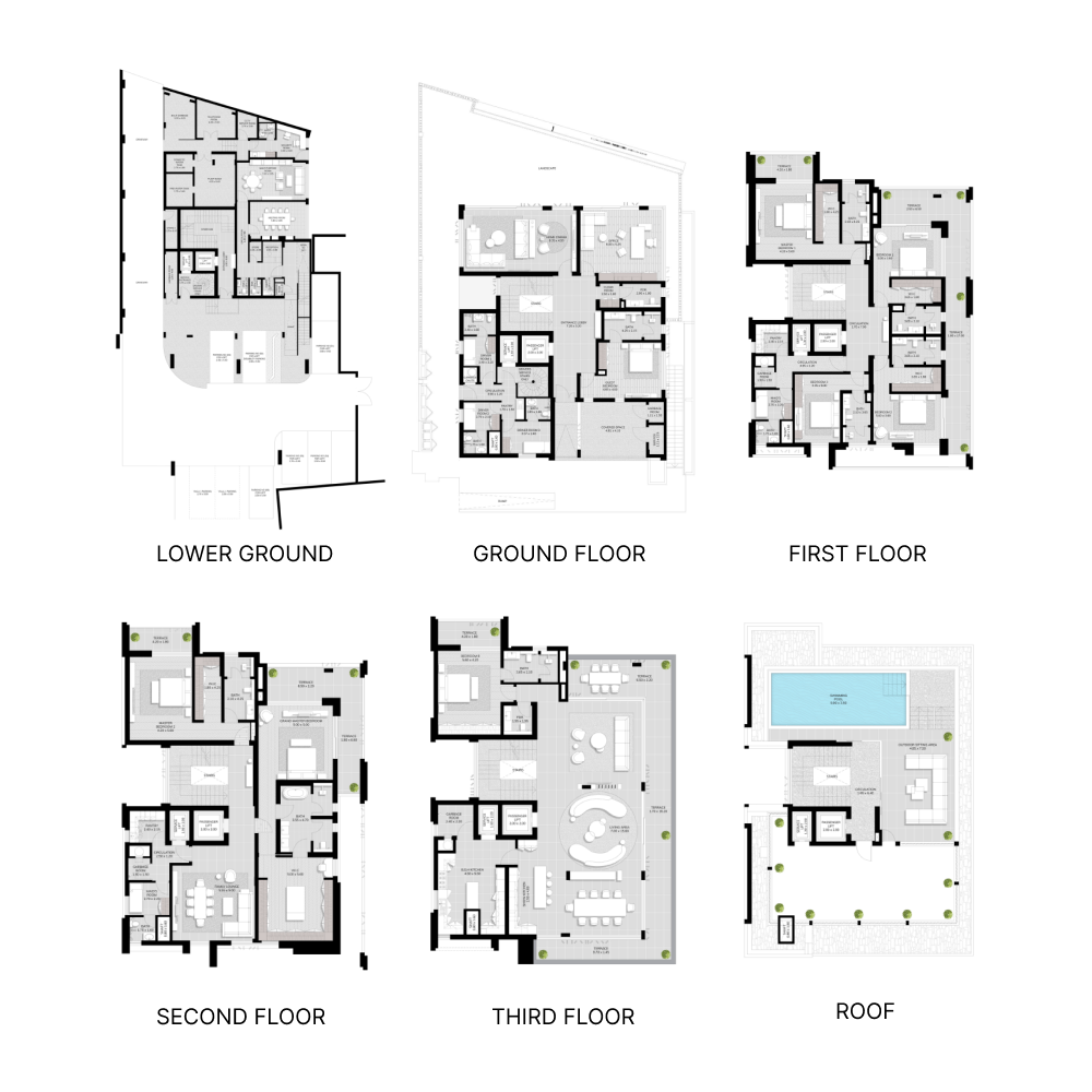 8 Bedroom plan