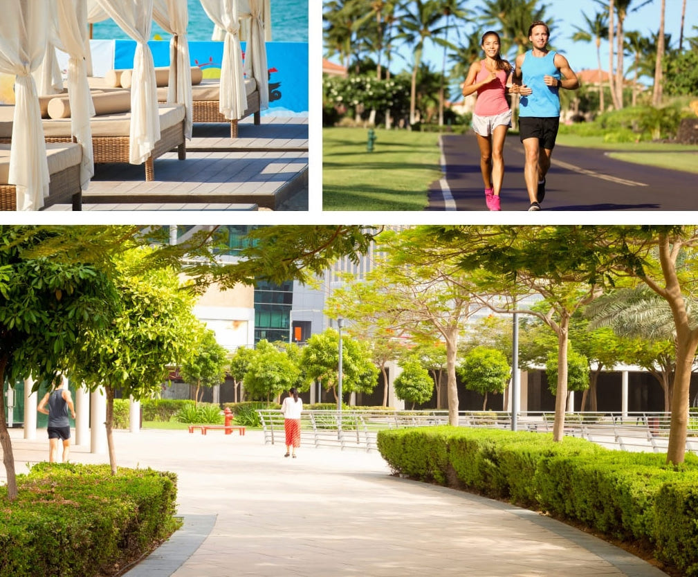 Courtyard for
family pastime and relaxation amenity image