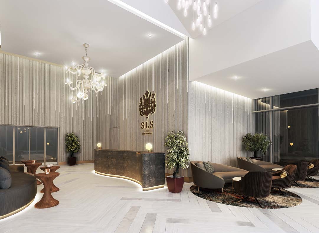SLS Dubai Hotels and Residences lobby 1
