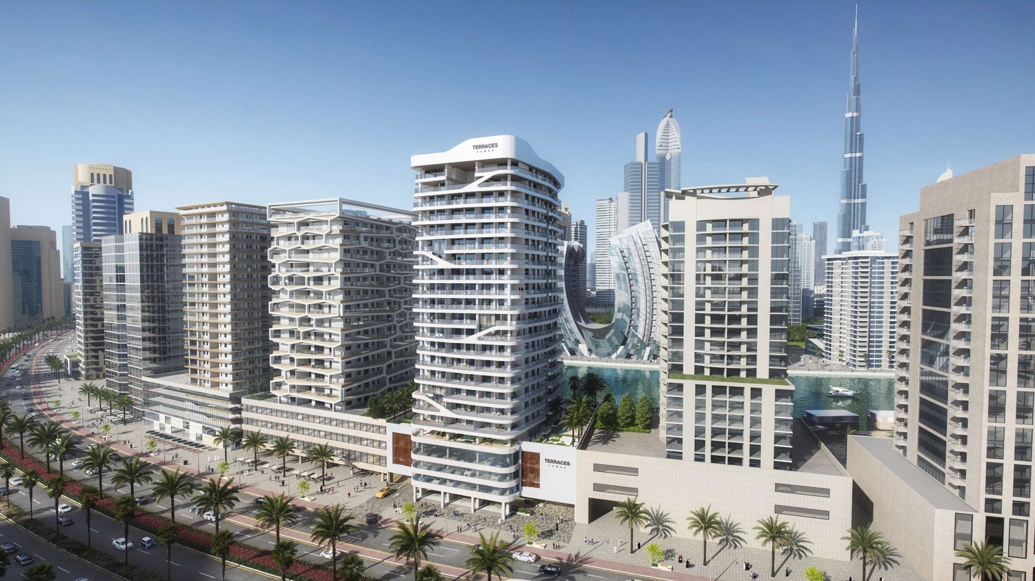 Terraces Marasi Drive architecture 2