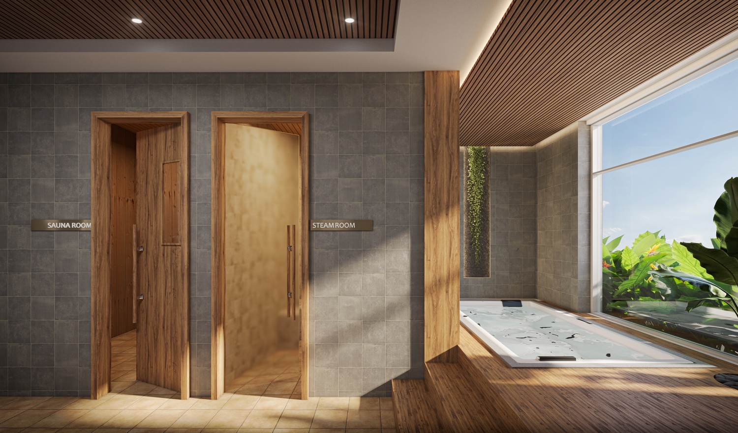 Gents Sauna, Jacuzzi & Steam Room amenity image