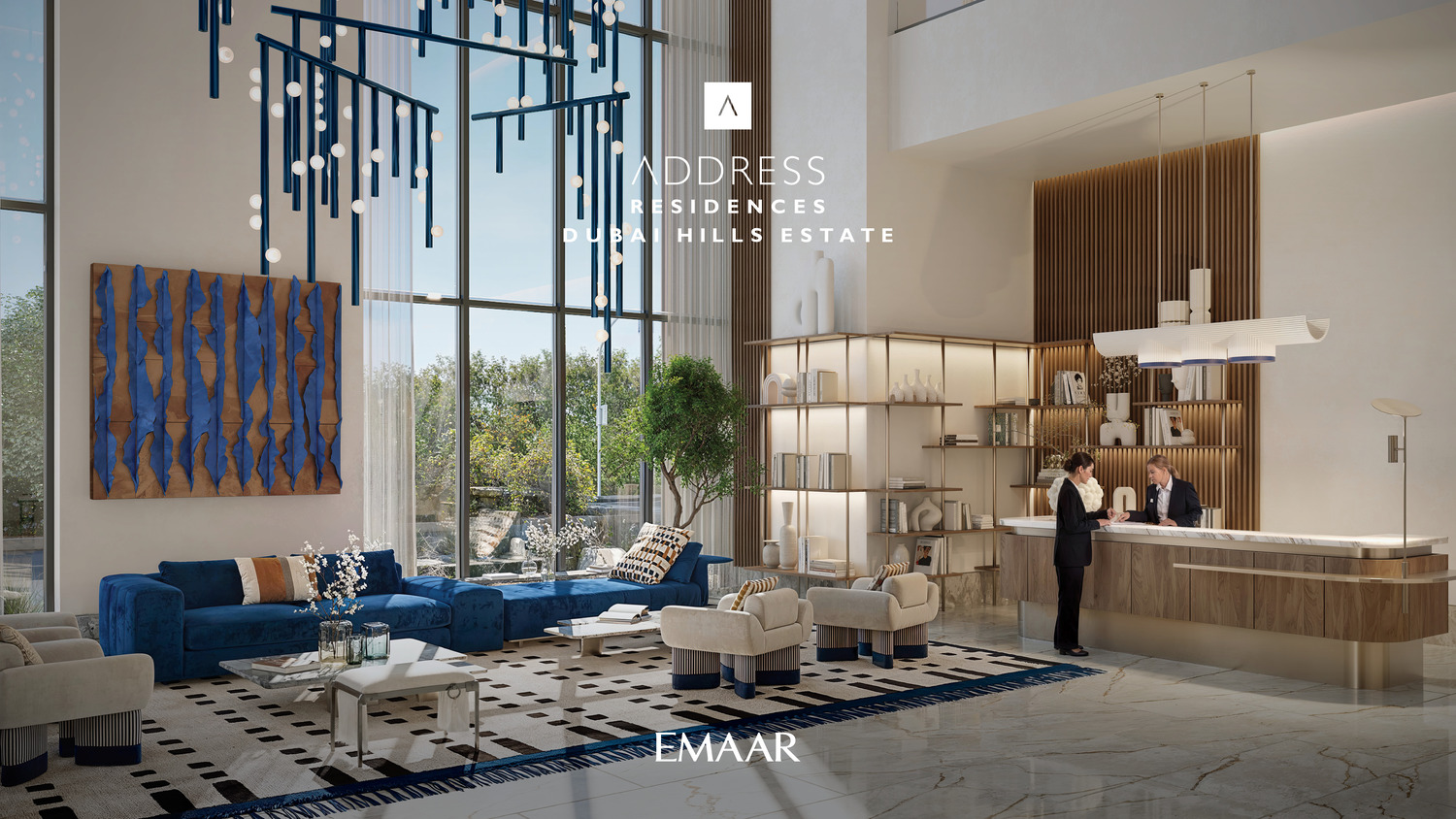 Address Residences Dubai Hills Estate lobby 1
