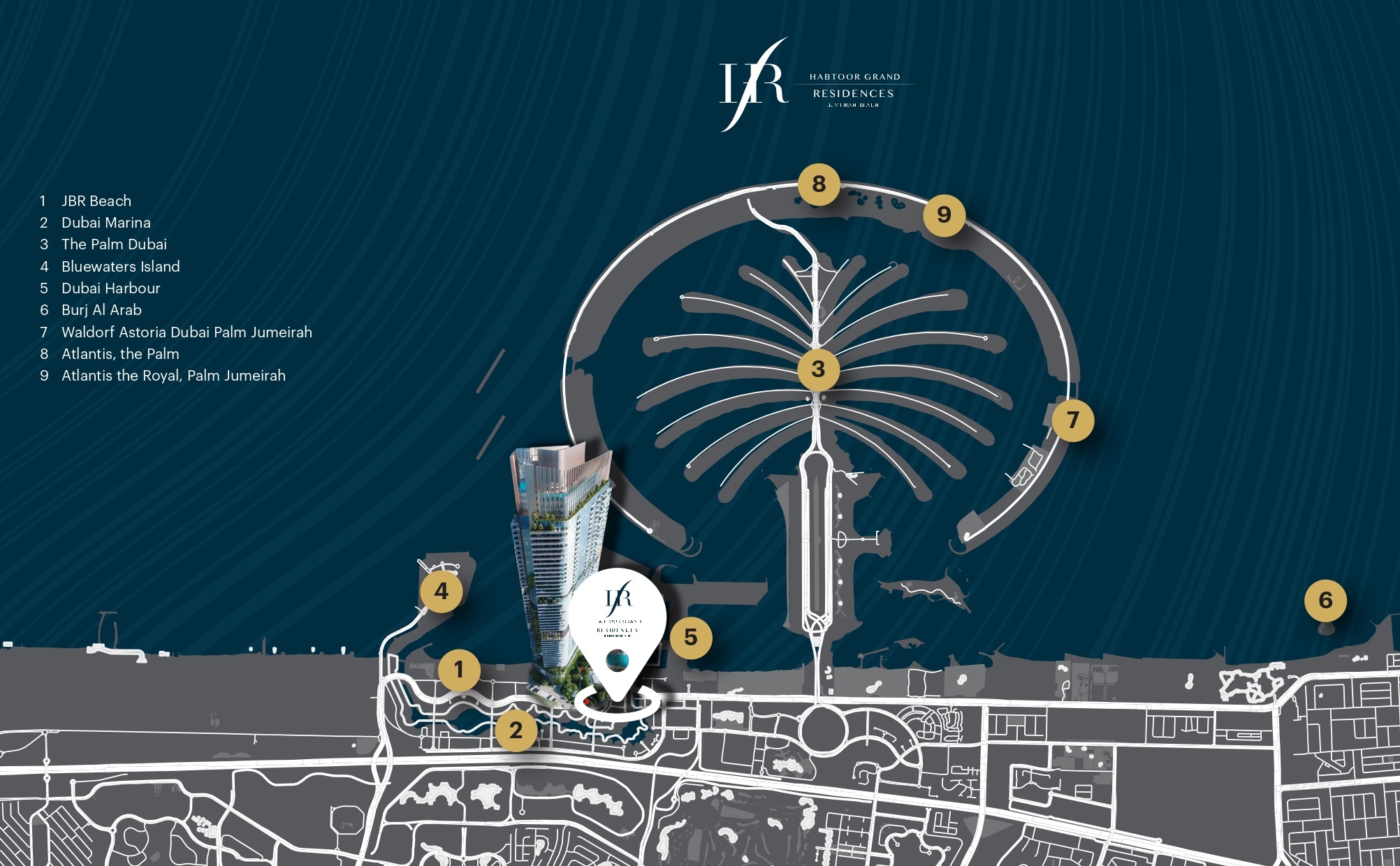 Habtoor Grand Residences master plan 1
