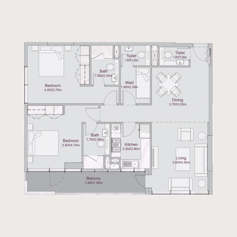 Apartments plan