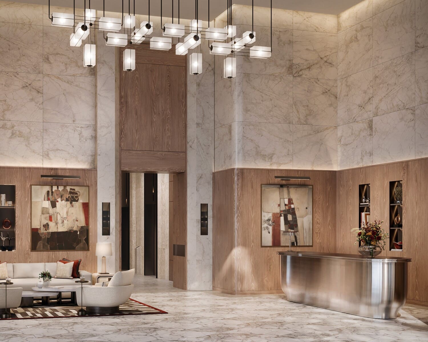 Baccarat Residences lobby 1