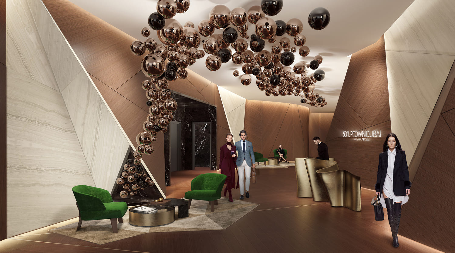 Uptown Tower lobby 1