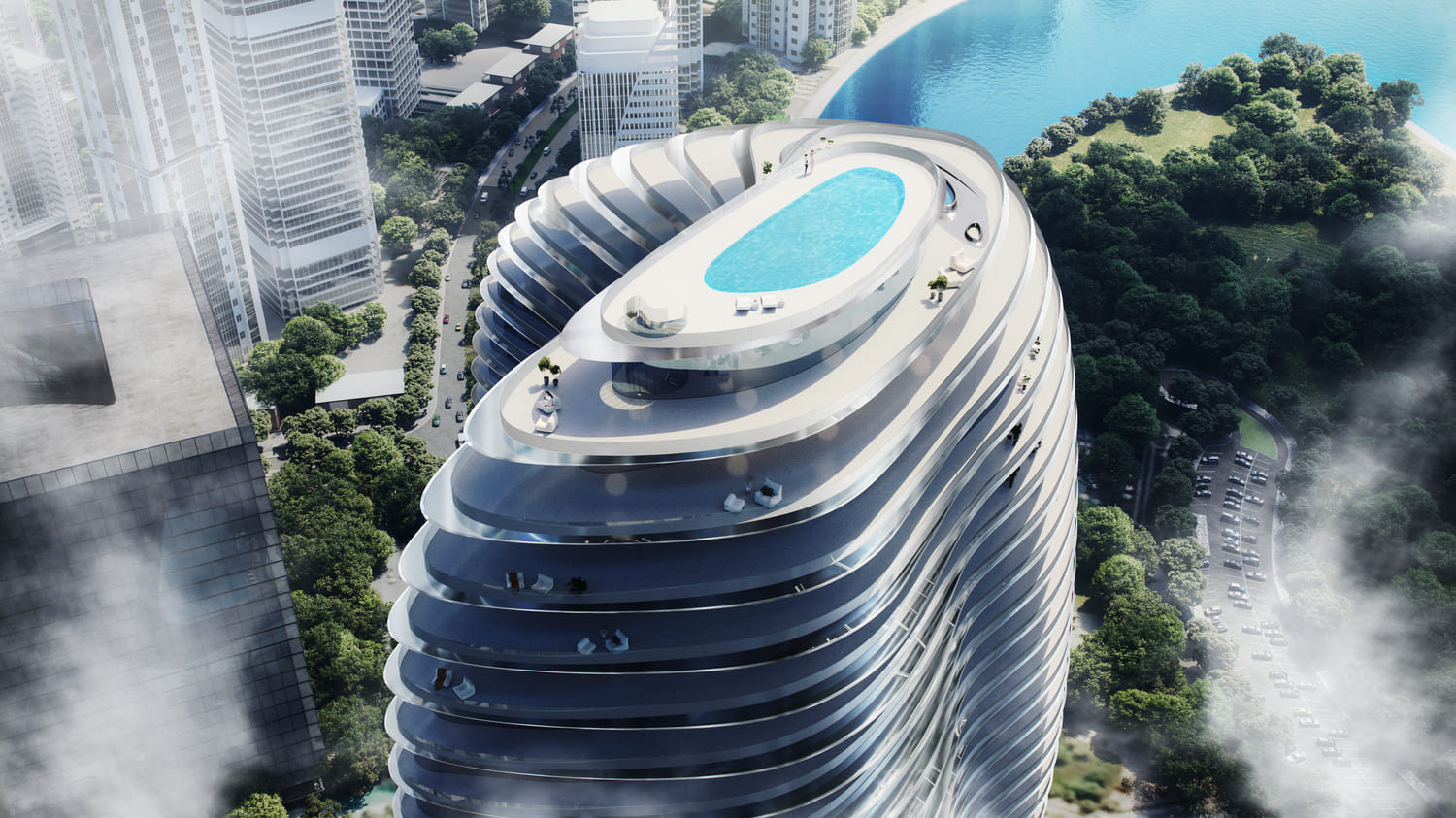 Bugatti Residences by Binghatti architecture 3