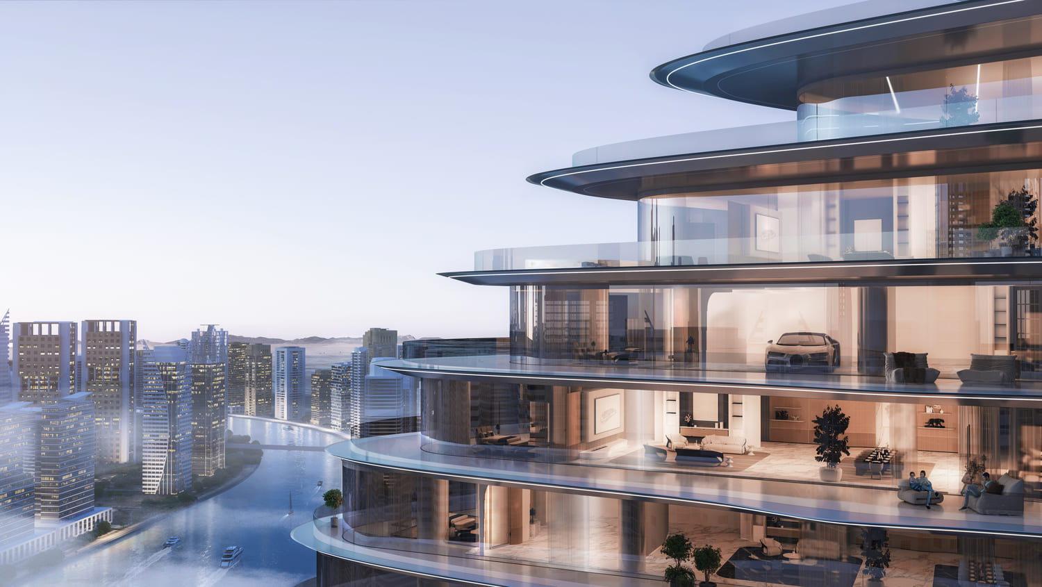 Bugatti Residences by Binghatti architecture 4