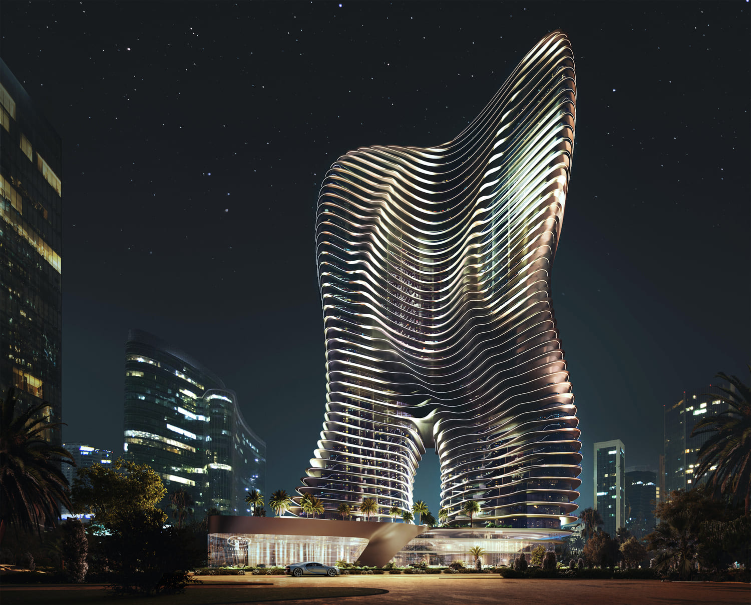 Bugatti Residences by Binghatti architecture 9
