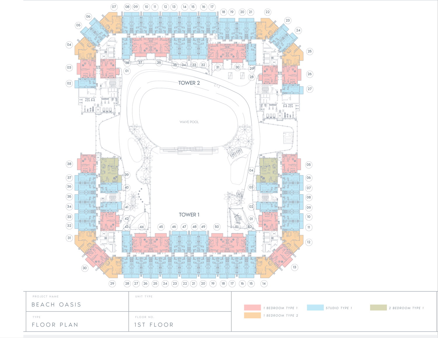 Beach Oasis 1 and 2 master plan 1