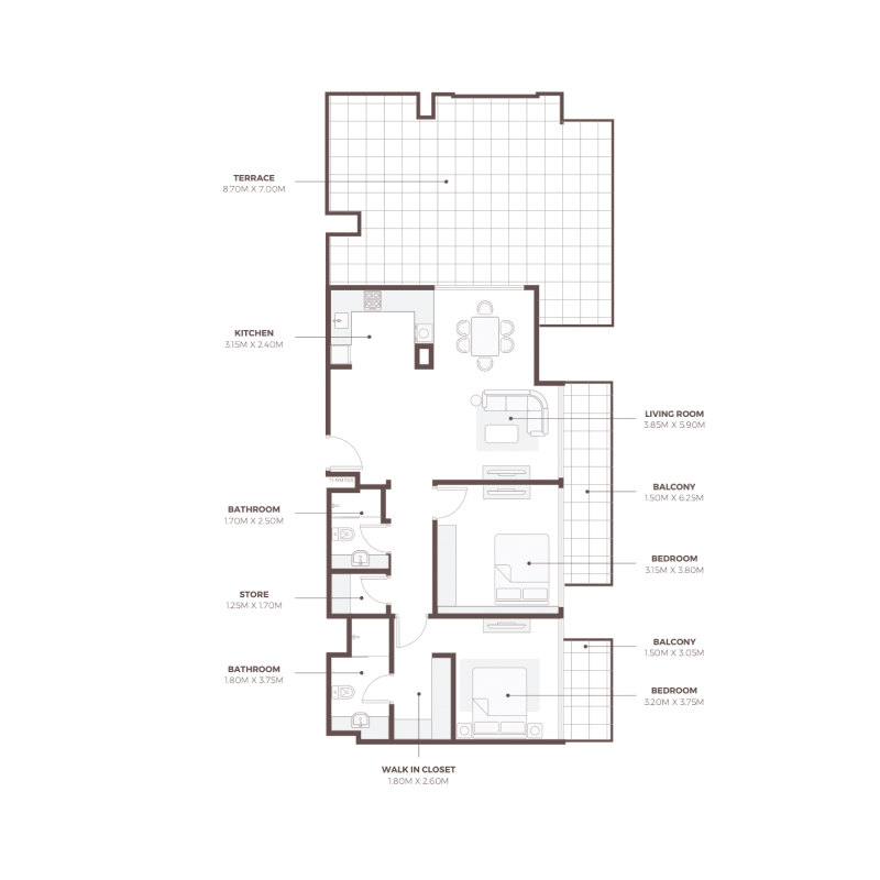 Apartments plan