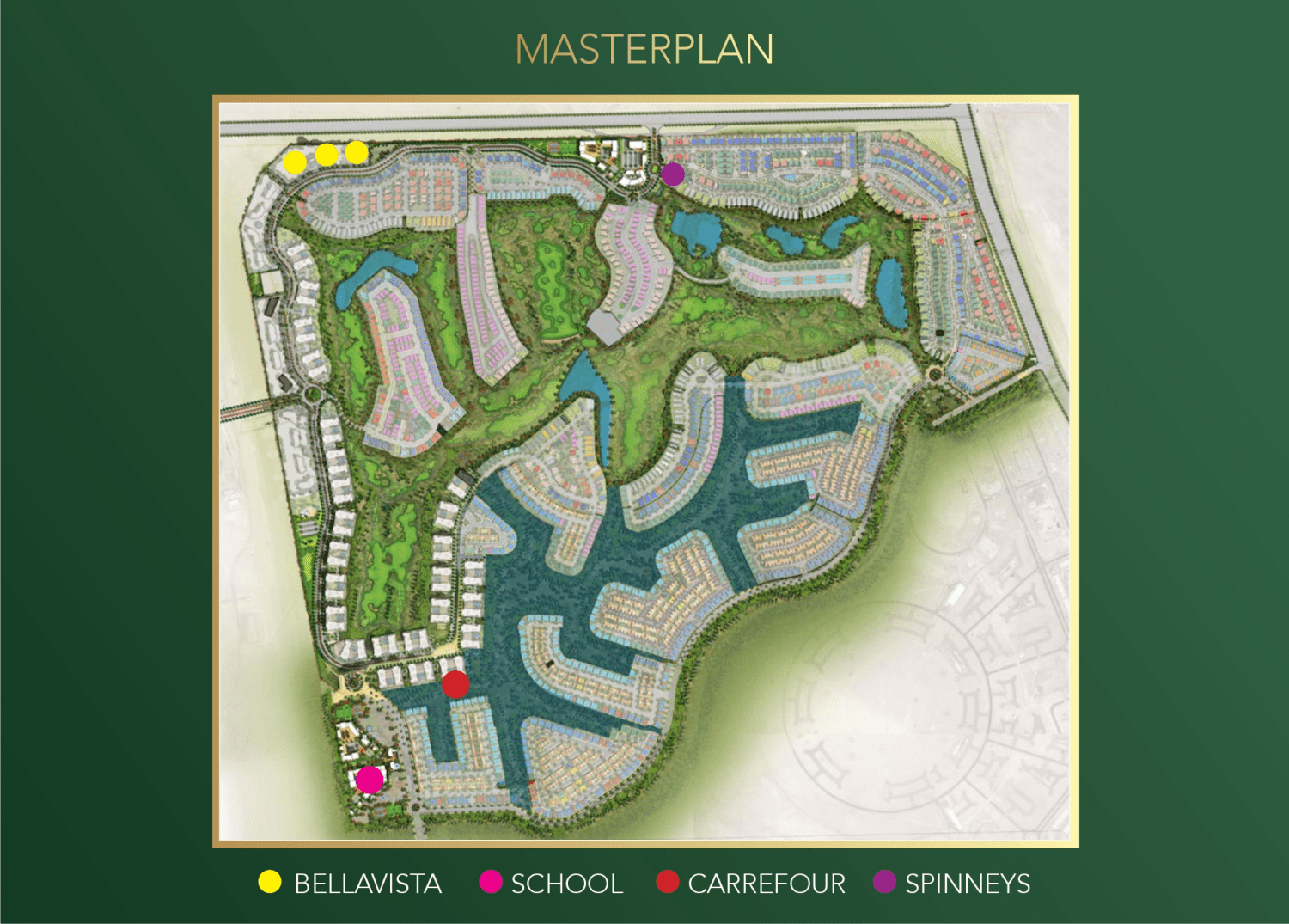Damac Hills - Bellavista master plan 1