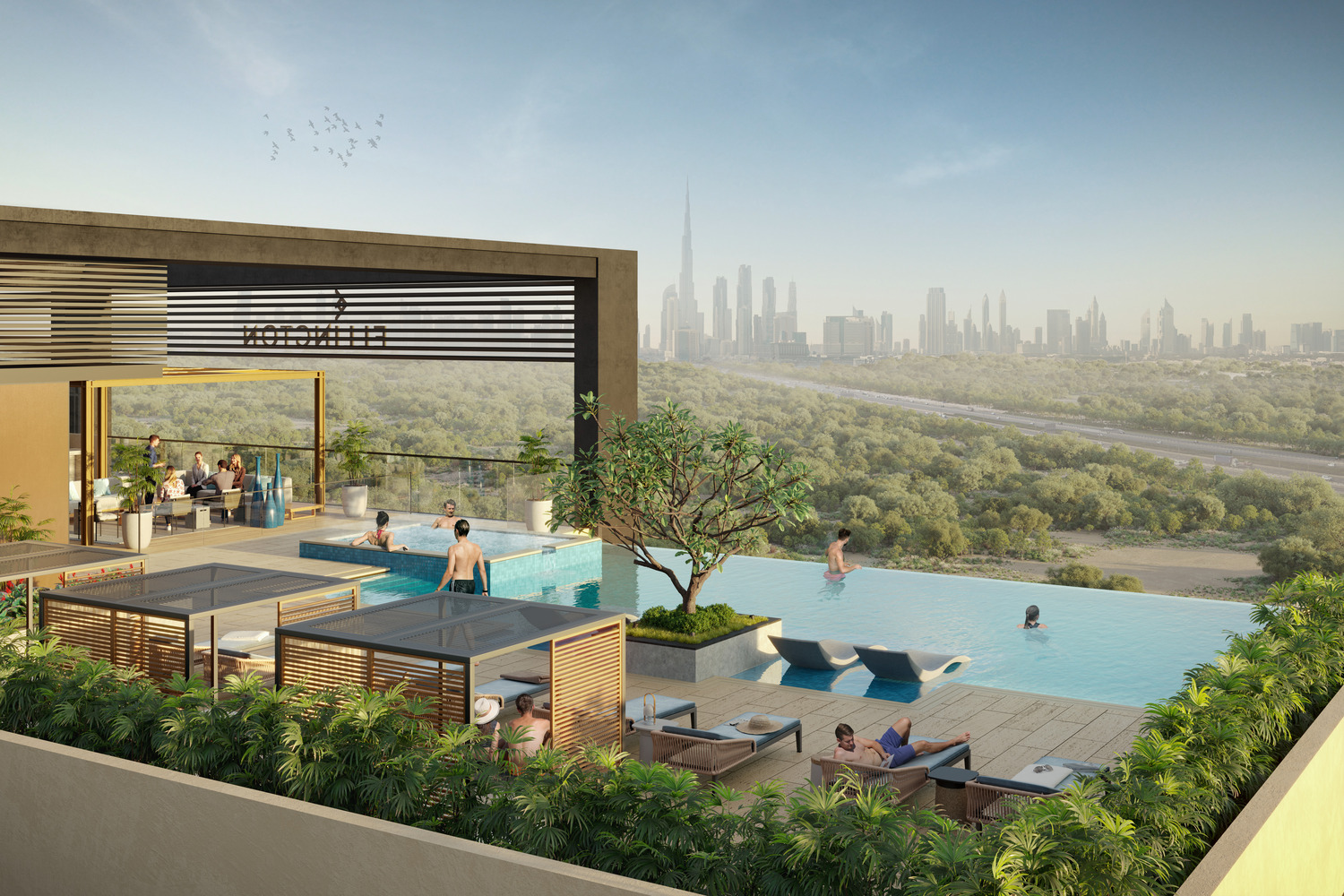 Rooftop Infinity Pool amenity image