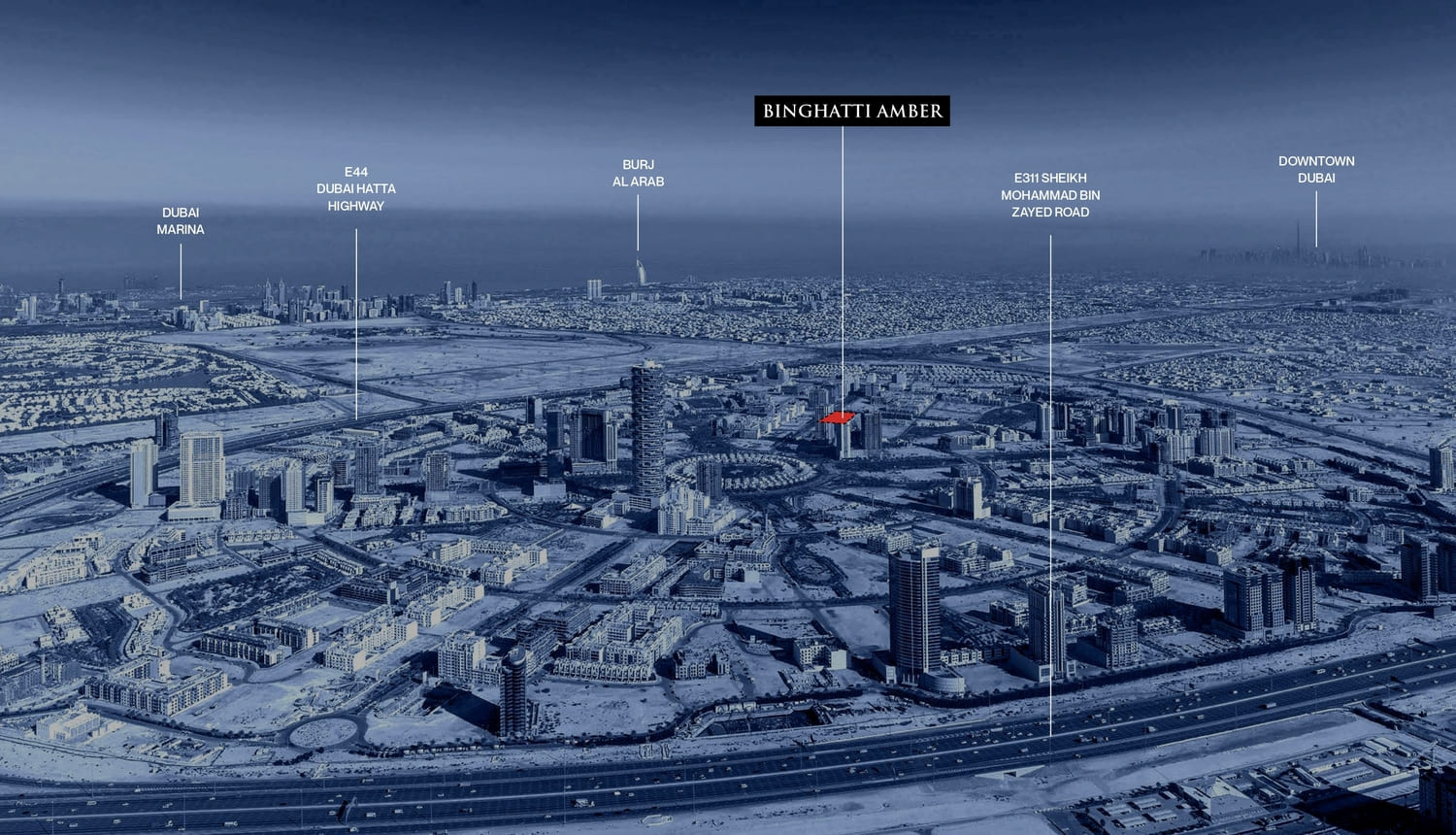 Binghatti Amber master plan 1