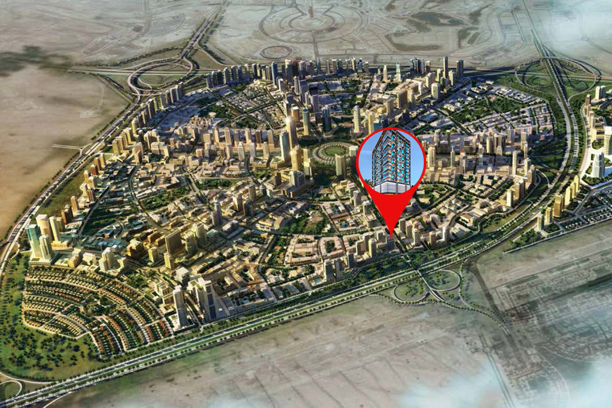 Binghatti Lavender master plan 1