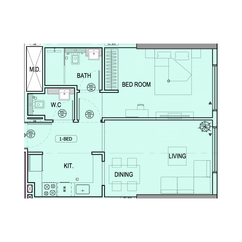 Apartments plan