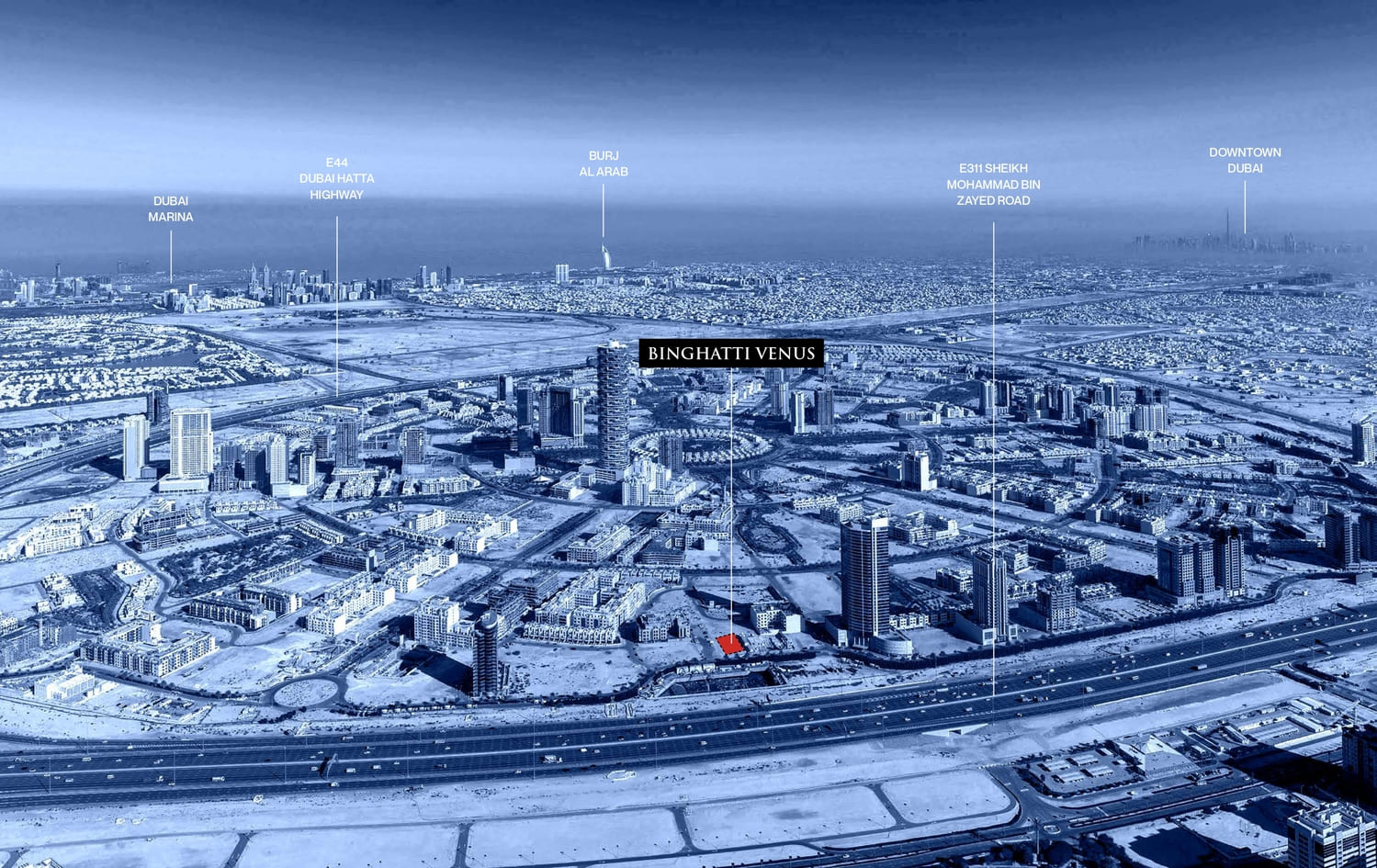 Binghatti Venus master plan 1
