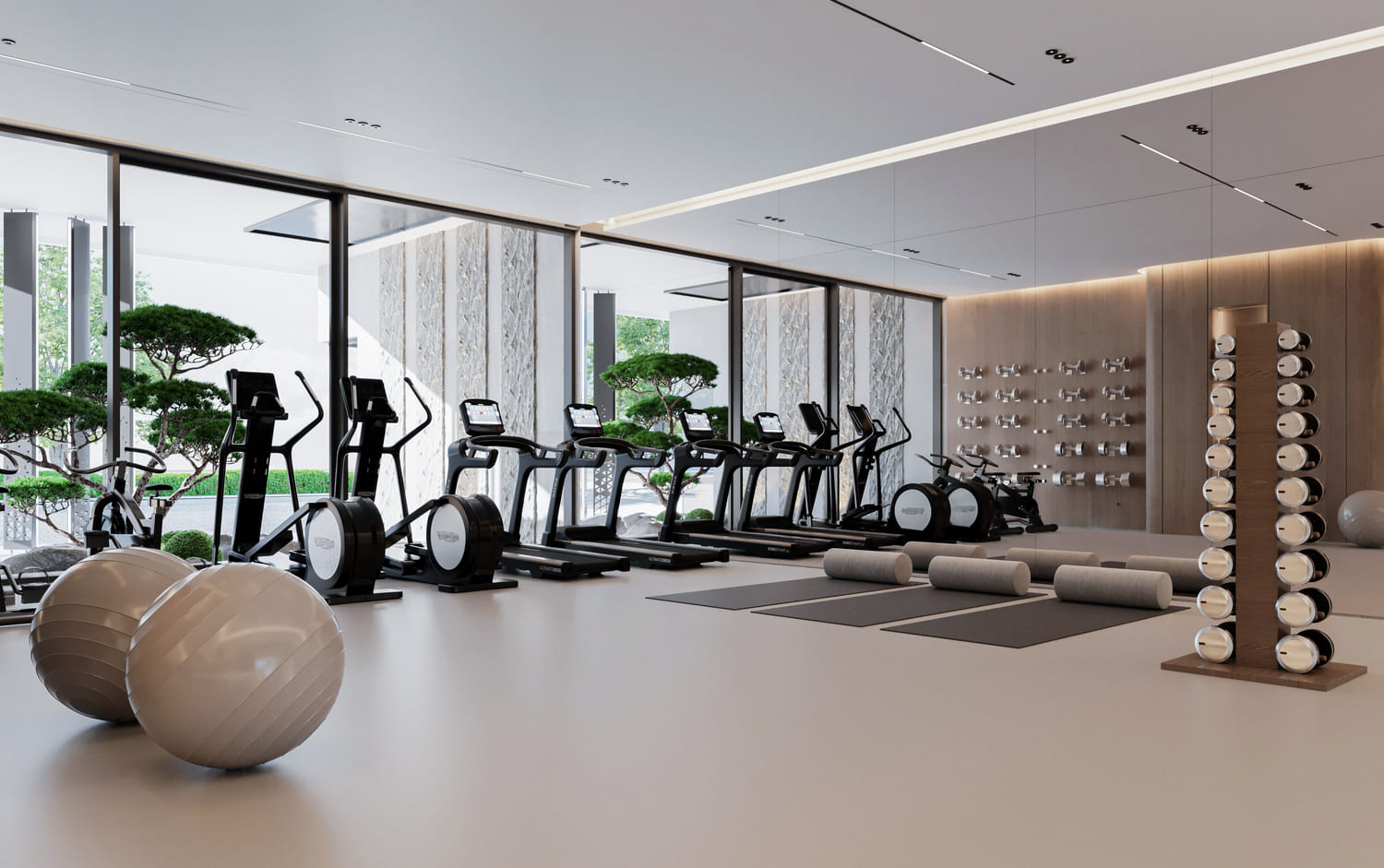 Smart Gym with Integrated Tech for Interactive Work Outs amenity image