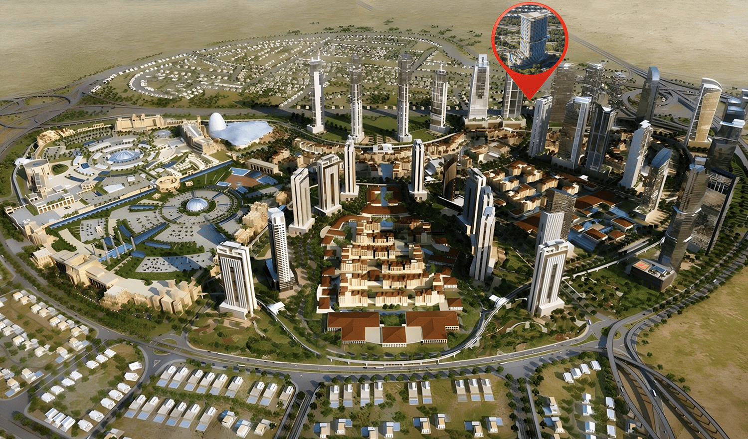 Samana Barari Heights master plan 1