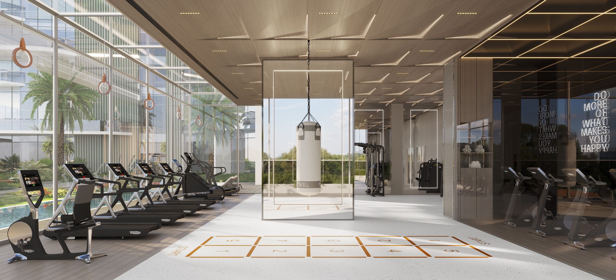 Elevated gym amenity image