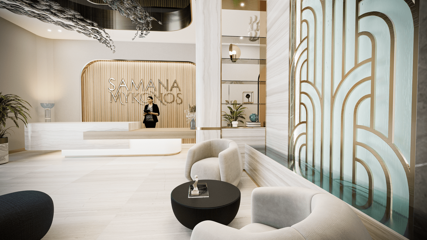 Samana Mykonos Signature lobby 2