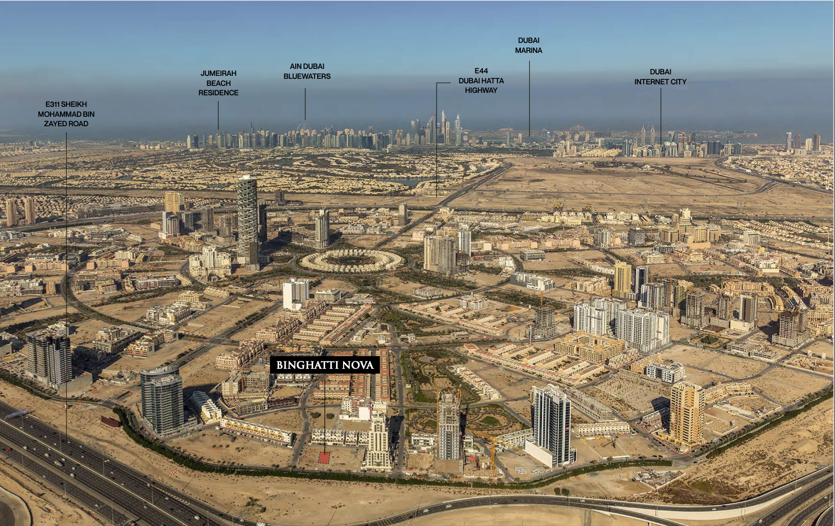 Binghatti Nova master plan 1