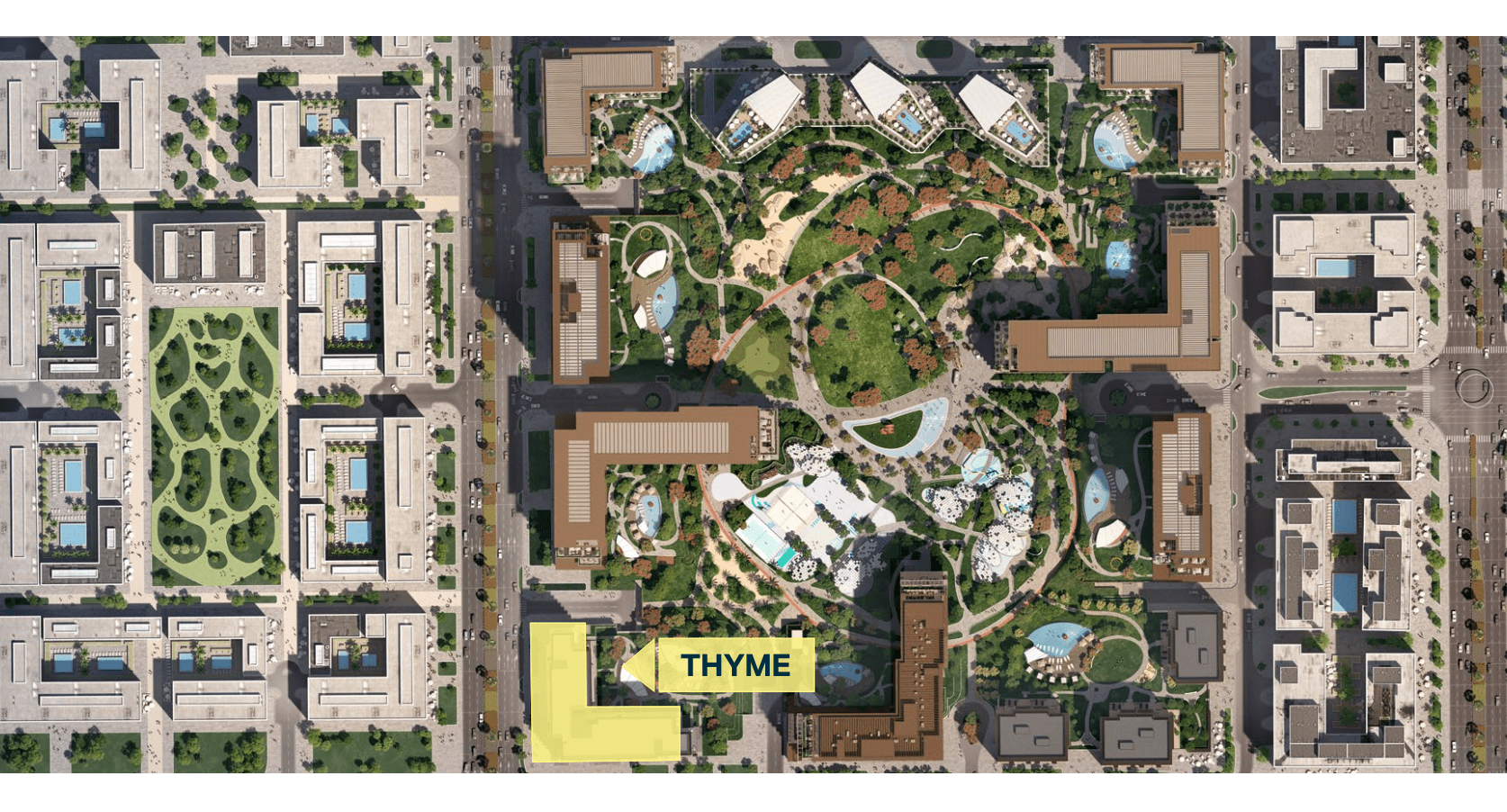 Thyme Central Park master plan 1