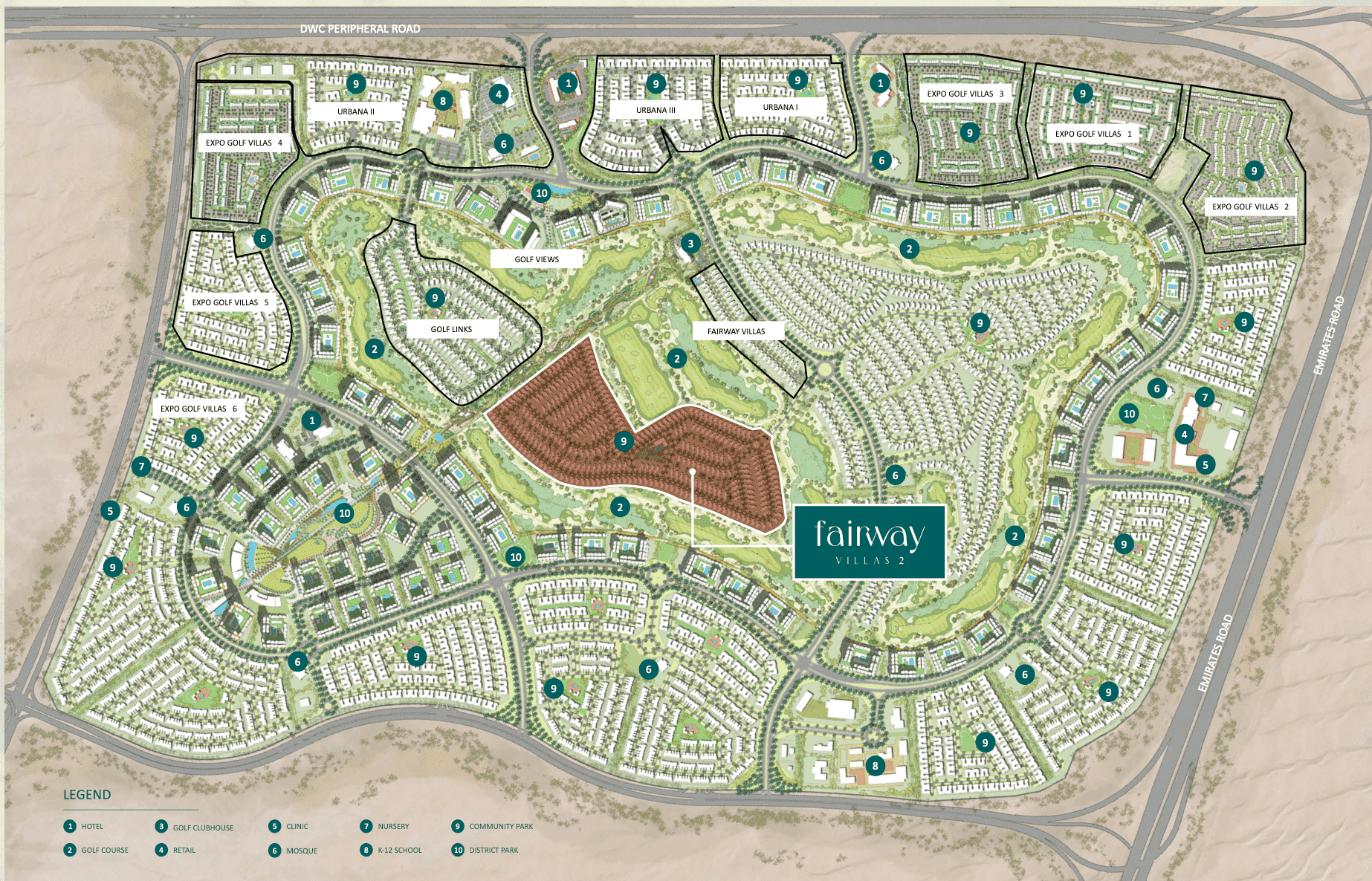 Fairway Villas 2 master plan 1