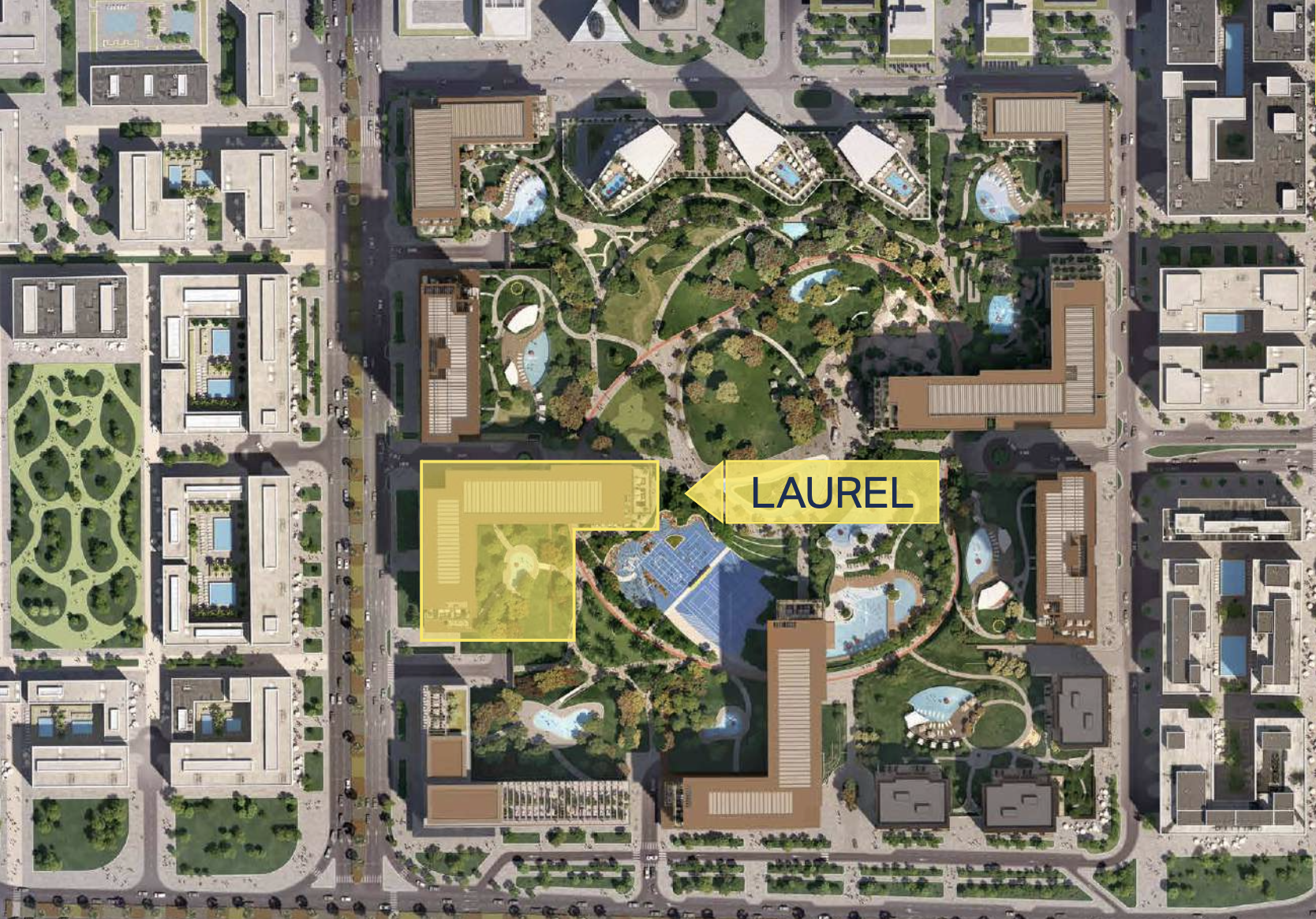 Laurel Central Park master plan 1