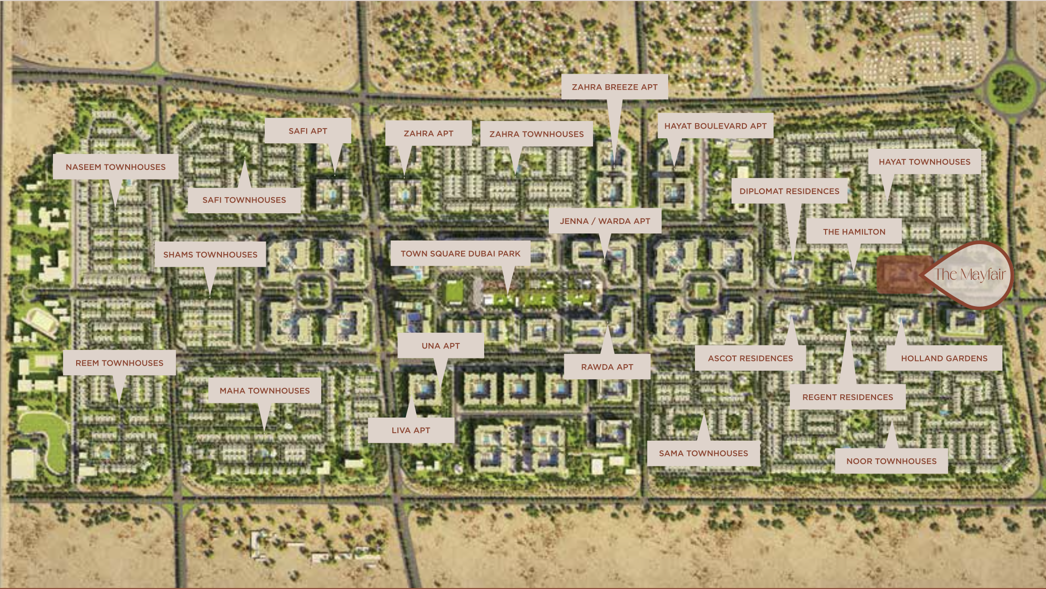 Mayfair Residence master plan 1