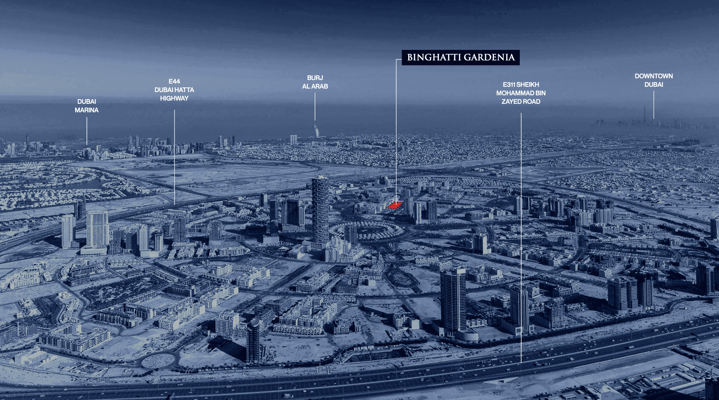 Binghatti Gardenia master plan 1