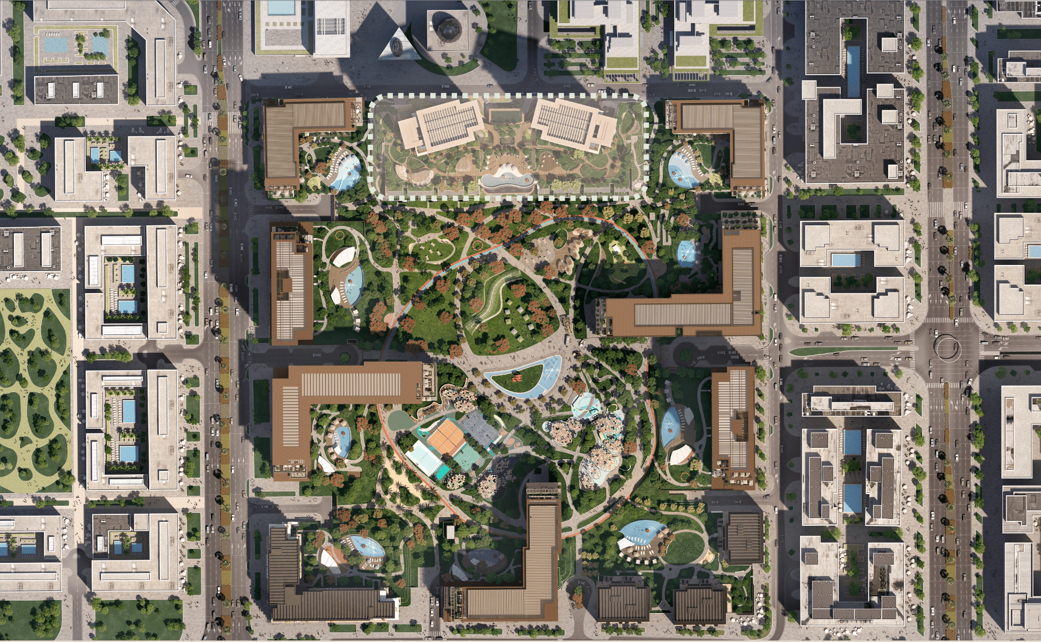 Central Park Plaza master plan 1